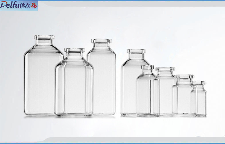 Antibióticos/botella de empaquetado de cristal farmacéutica de la infusión con el casquillo plástico de aluminio