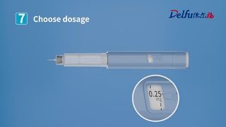 Pluma inyectora automática Delfu Entrega fácil de medicamentos