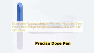 Pluma inyectora de dosis ajustable 0 75 UI