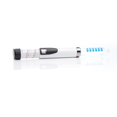 Pluma inyectable reutilizable de metal V3 0-60IU Pluma inyectora para pluma inyectora de cartucho de 3 ml