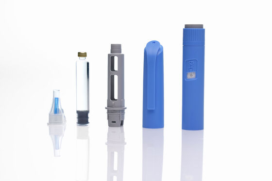 Cartuchos precargados compatibles con pluma autoinyector, que ofrecen una temperatura de almacenamiento de 2 °C a 25 °C, adecuados para dispositivos médicos textiles