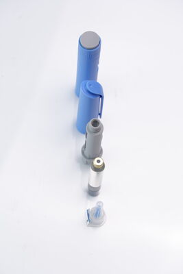 Pluma autoinyectora con 24 meses de vida útil, retracción automática de la aguja y construcción de plástico y acero inoxidable de grado médico